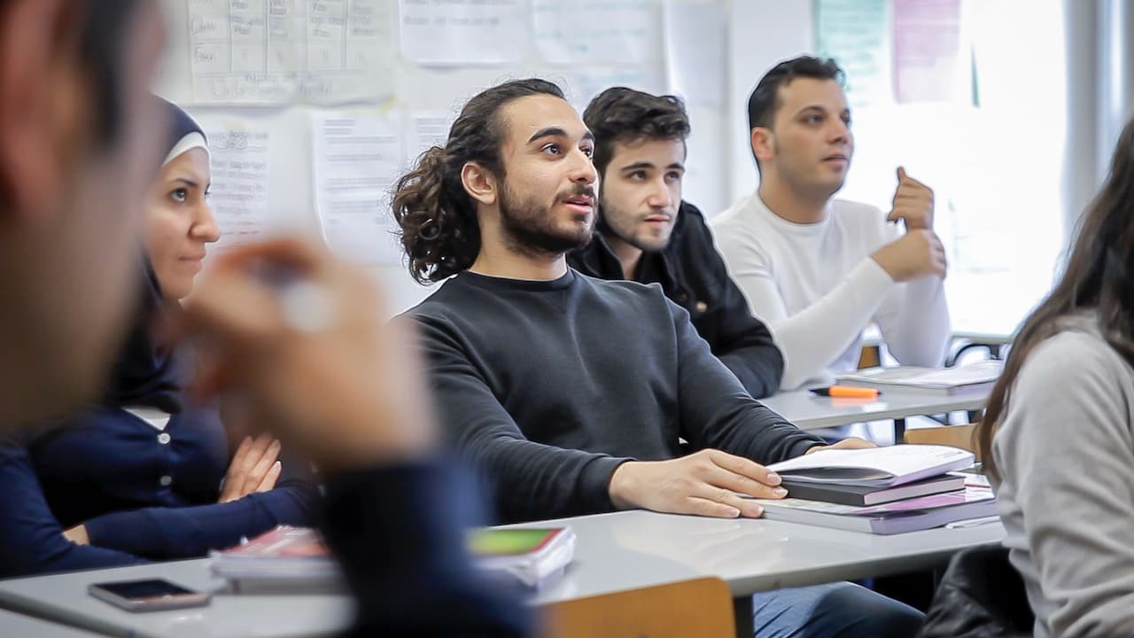 University students in a class